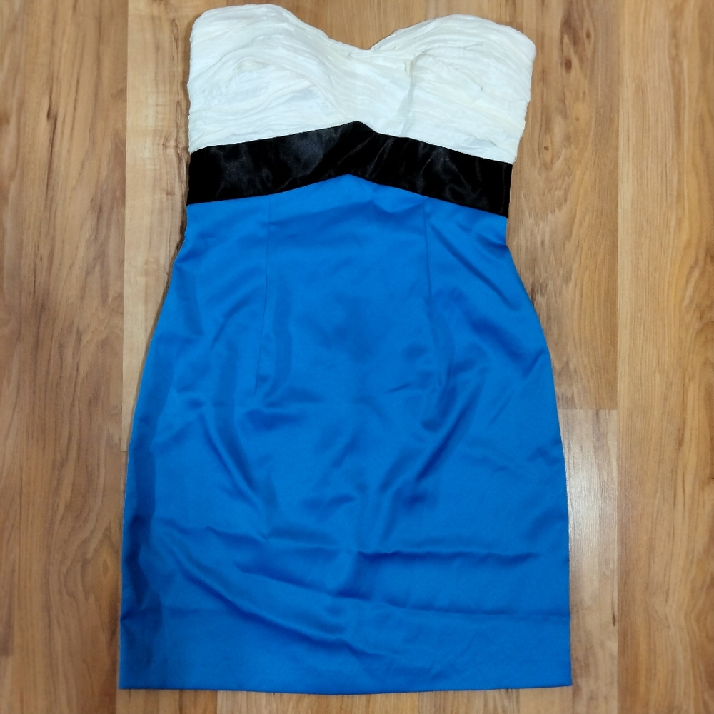 Jessica McClintock for Gunne Sax Strapless Mini Dress